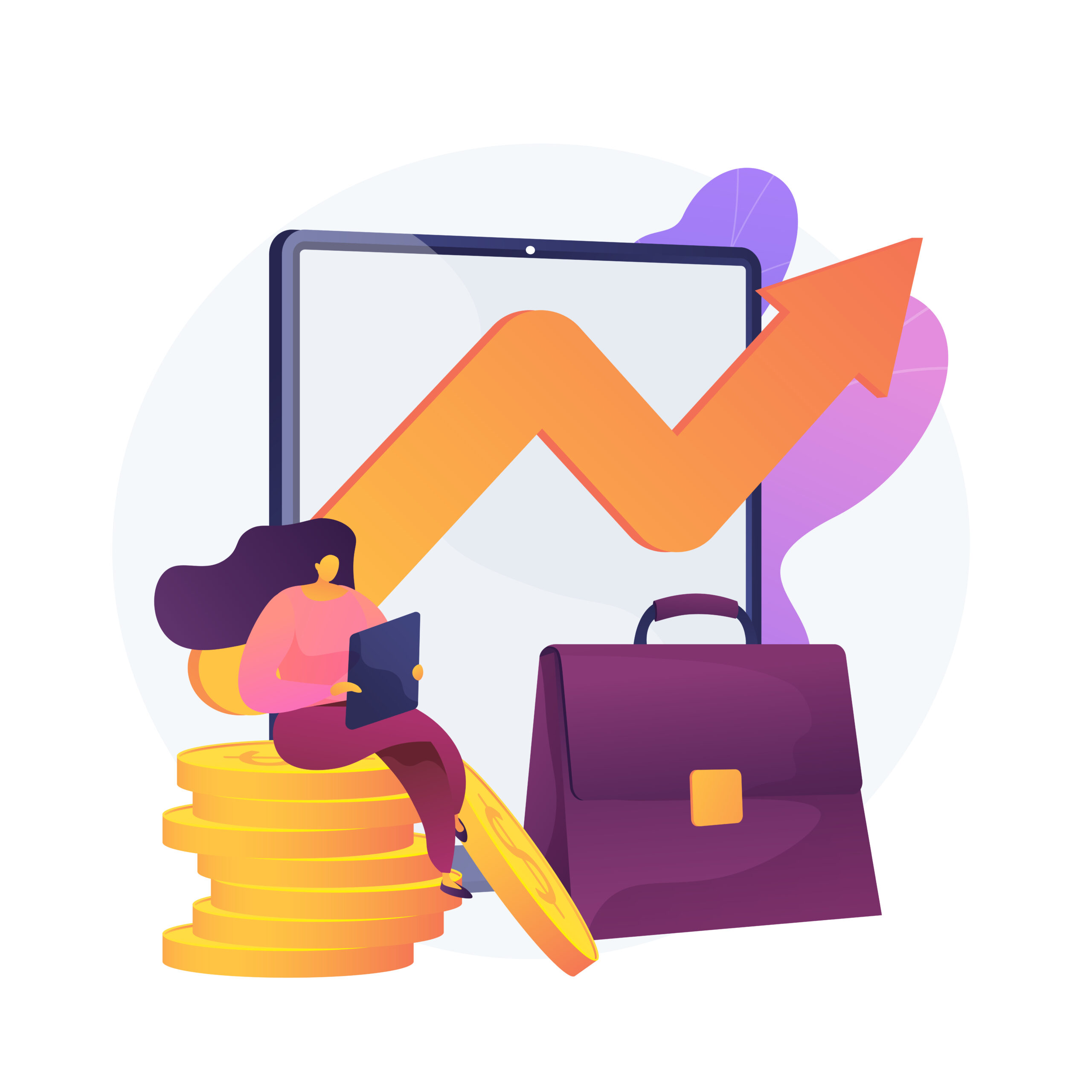 Audit service vector concept metaphor